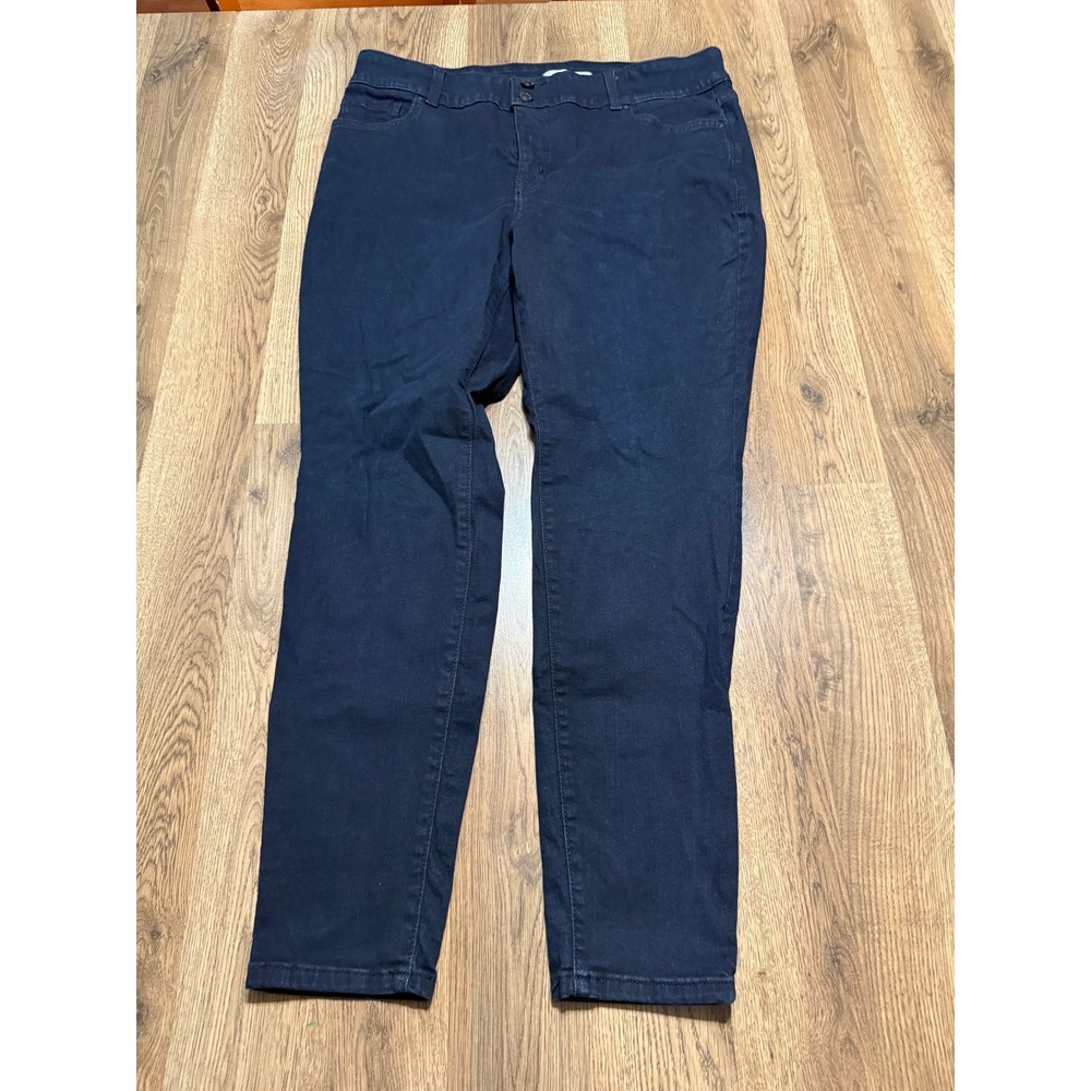 Lane Bryant Jeans Women 16 Dark Wash High Rise Skinny Flex Magic Tighter Tummy